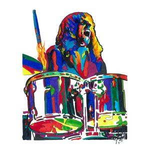 Alan White Yes Drums Rock Music Poster Print Wall Art 18x24
